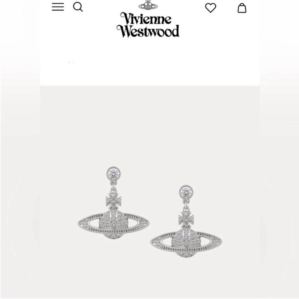 Vivienne Westwood Earrings with Dust and Box - Picture 4 of 10